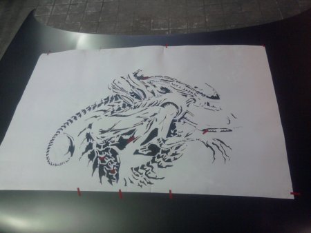 Трафарет для пирографии