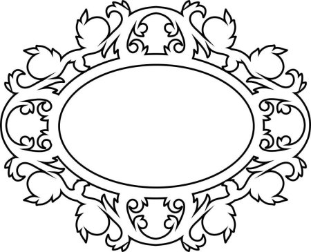 Орнамент в овале