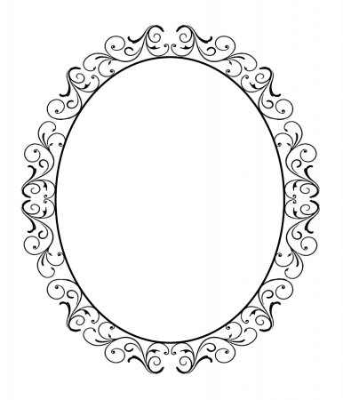 Овал шаблон