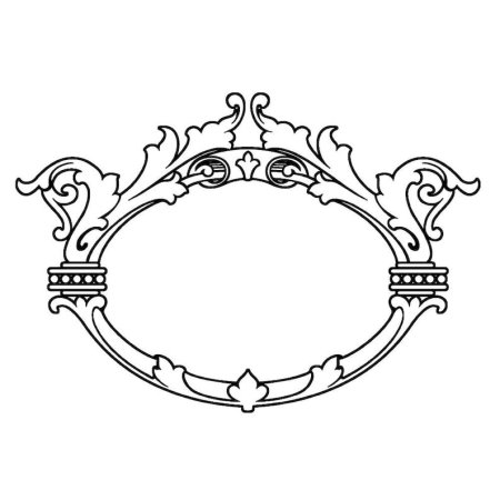 Орнамент в овале