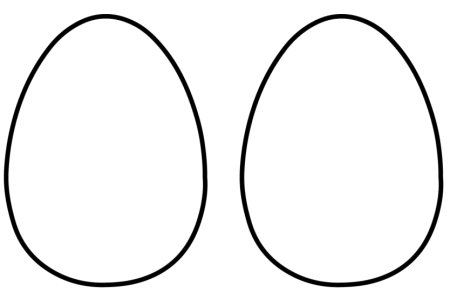 Трафарет "рамка овальная"