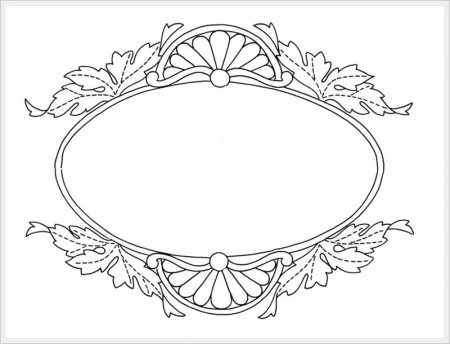 Овальный узор