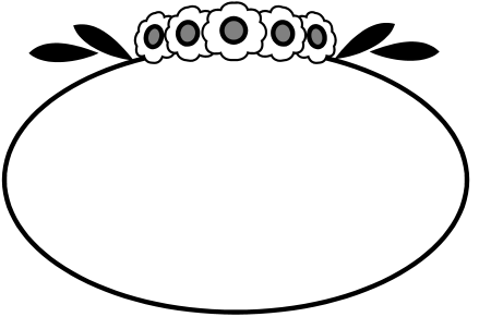 Овал трафарет