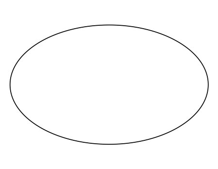 Овал раскраска