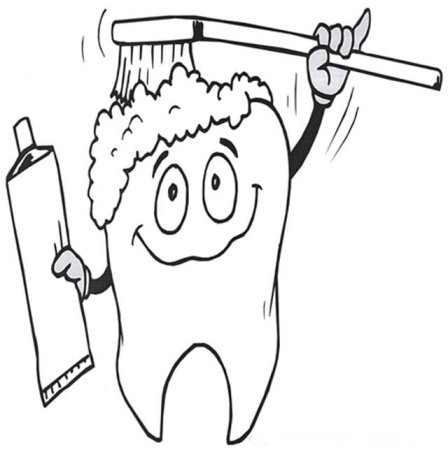 Раскраска здоровый образ жизни для детей