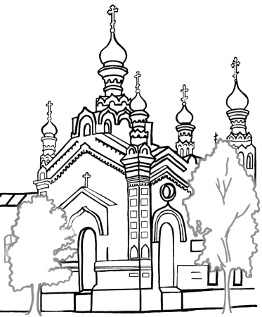 Силуэт храма