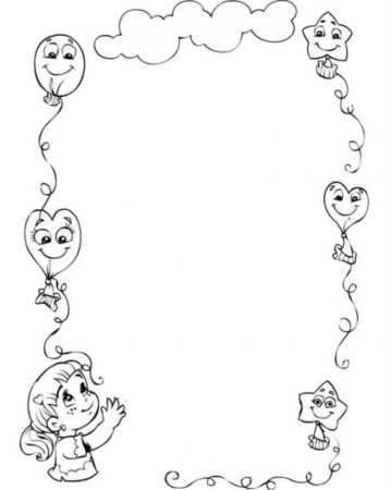 Рамочки для детей черно белые