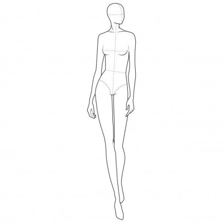 Фигура модели эскиз