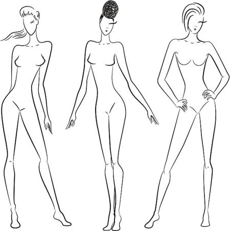 Женская фигура для рисования