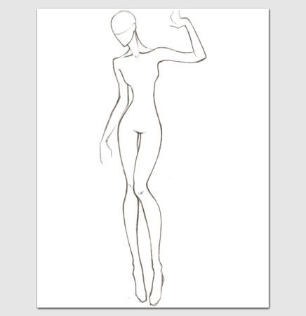 Тело для рисования одежды