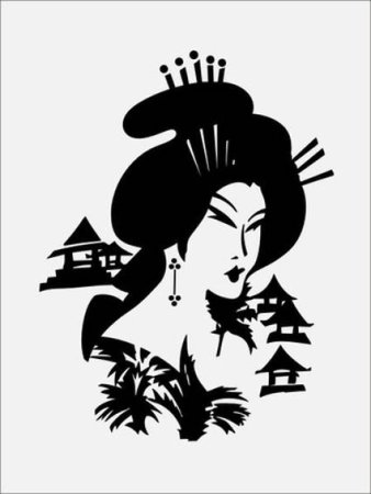 Трафареты в японском стиле