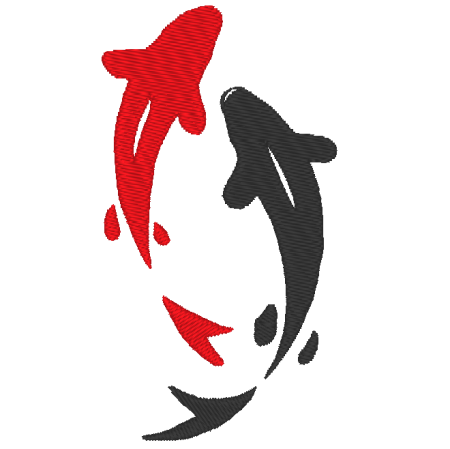 Силуэты рыба японский