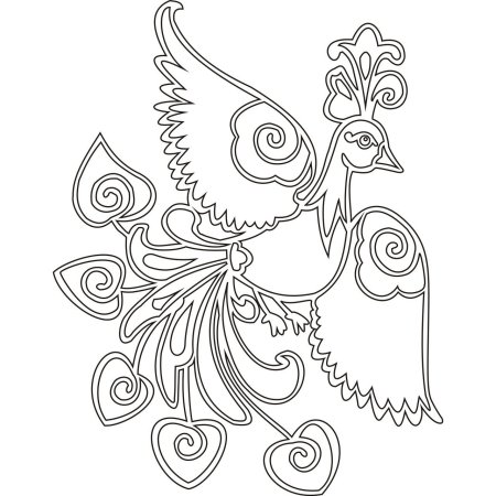 Жар птица рисунок