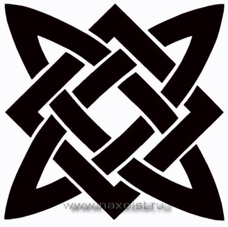Кельтские узоры на топор