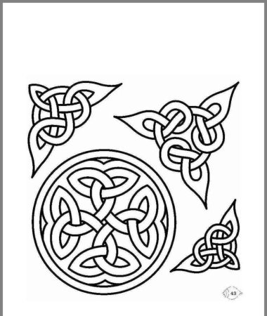 Кельтская вязь круг