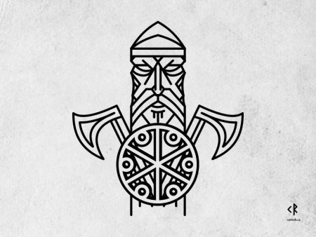 Перун Бог славян эскиз