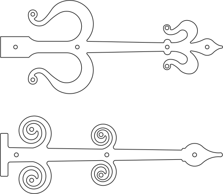 Шаблон бабочки