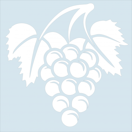 Трафарет виноград