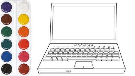 Ноутбук распечатка для детей