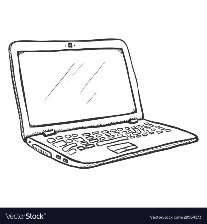 Ноутбук набросок