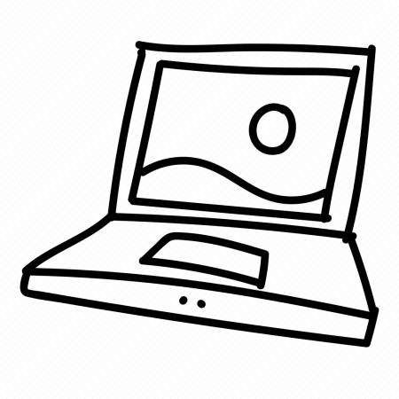 Компьютер эскиз