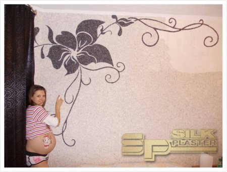 Жидкие обои узоры