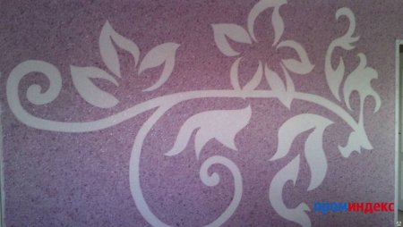 Трафареты цветов для жидких обоев