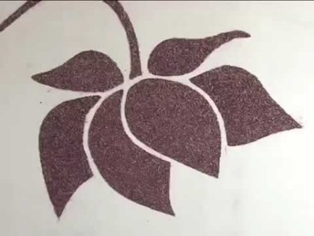 Трафареты цветов для жидких обоев