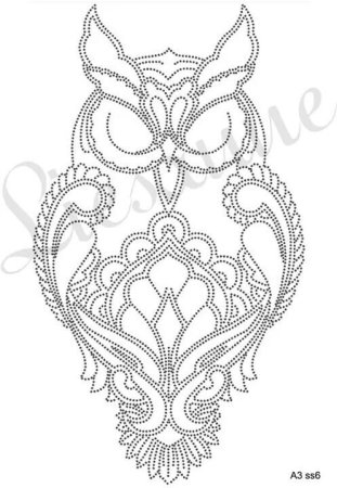 Джутовая филигрань схемы узоров