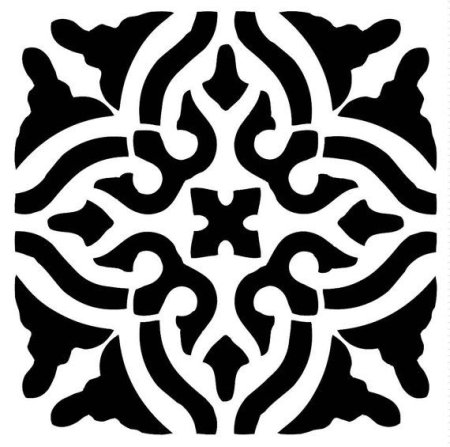 Марокканский трафарет