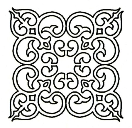 Узоры якутские трафарет