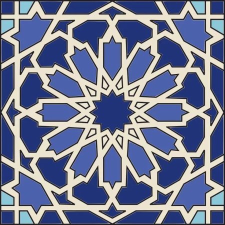 Арабский орнамент Гирих геометрический