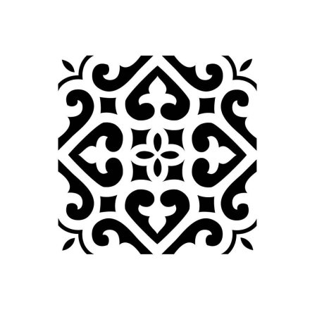 Марокканский орнамент трафарет