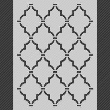 Геометрические трафареты для декора