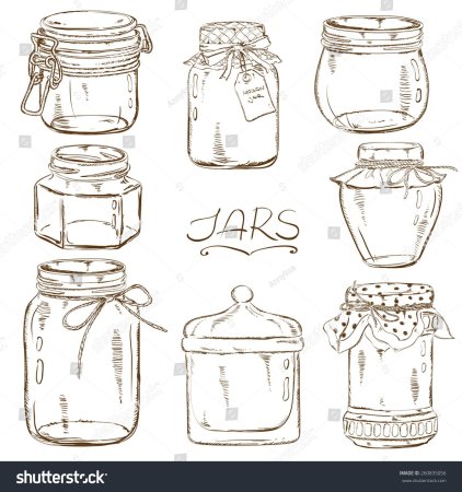 Баночка рисунок