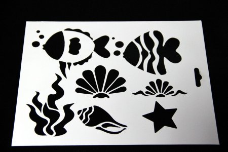 Трафареты рыбы для декора