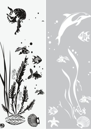 Наклейки на кафельную плитку в ванной