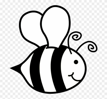 Пчела раскраска
