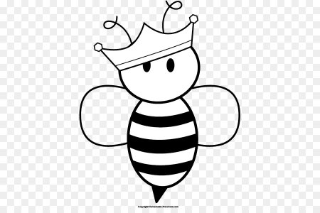 Шаблон Пчелка для детей