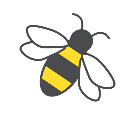 Аппликация пчела шаблон