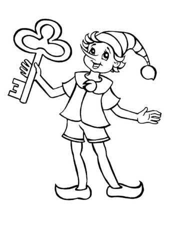 Раскраска. Пиноккио