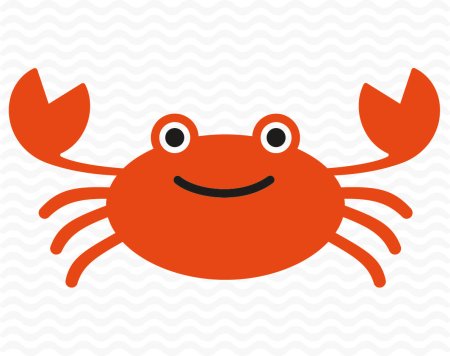 Трафарет "морские обитатели"