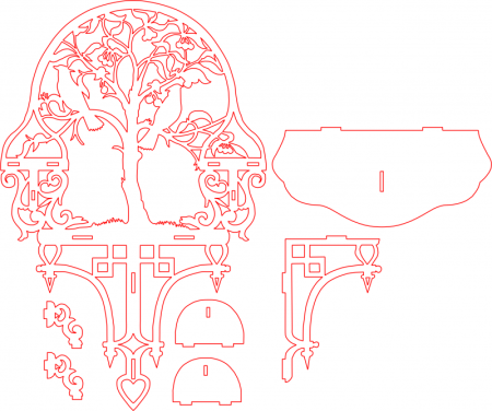 Дерево для выпиливания лобзиком