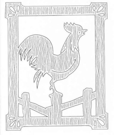 Трафареты для резьбы по дереву ручным лобзиком