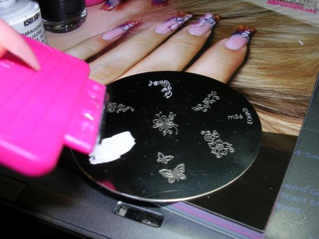 Трафарет для ногтей