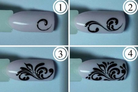 Трафарет лак для ногтей