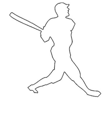 Трафареты спортсменов для вырезания