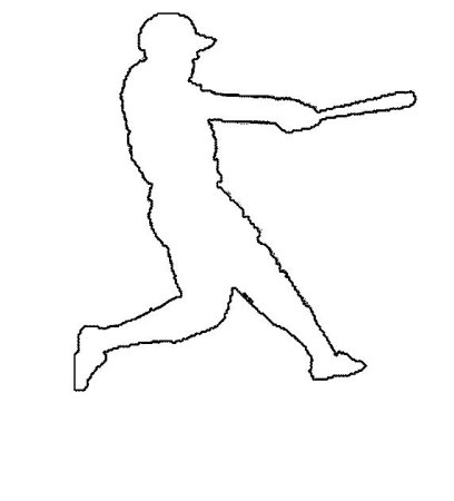 Трафареты спортсменов для вырезания