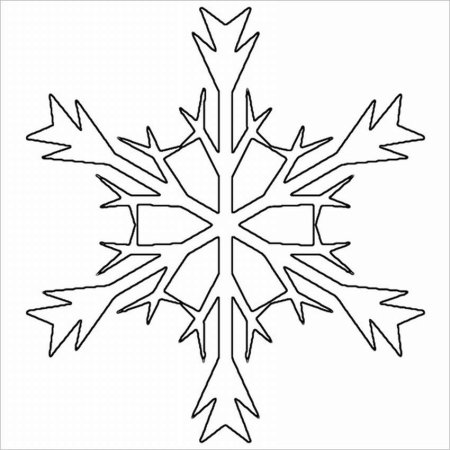 Новогодние снежинки трафареты