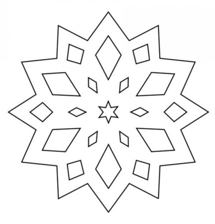 Снежинки на окна трафареты